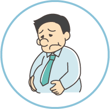 生活習慣病のイメージイラスト